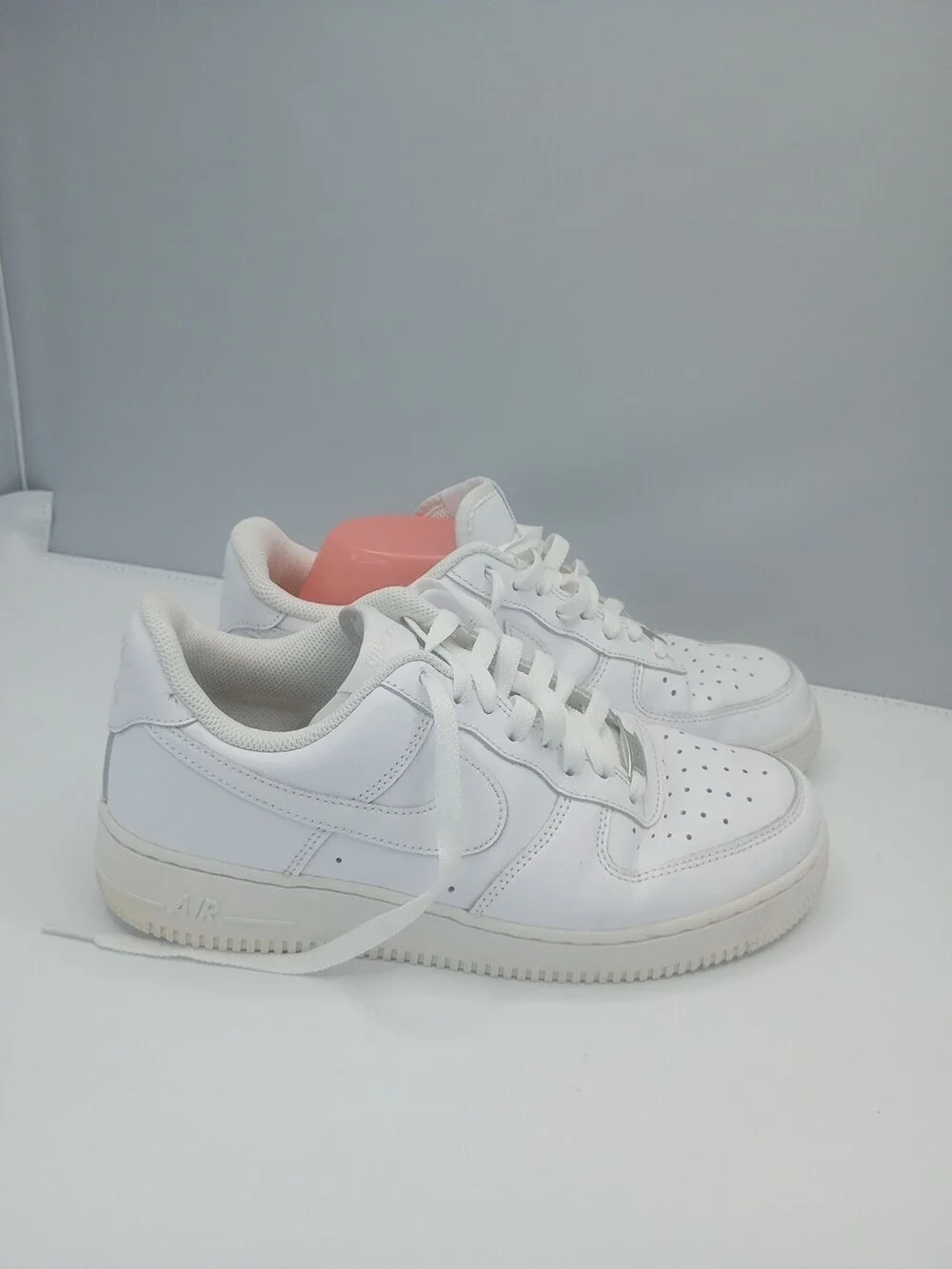 2019 Nike Air Force 1 Triple White ‘07 315122-111 Size 8 Low Top Sneakers Shoes